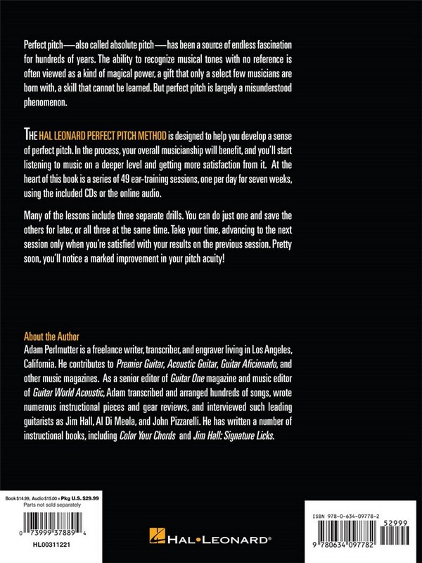 Hal Leonard Perfect Pitch Method (+3 CDs+Online-Audio)