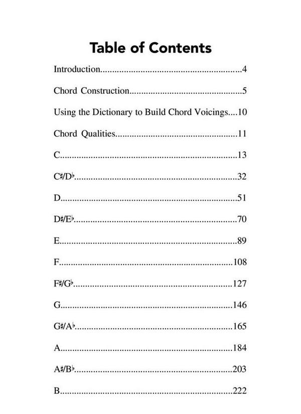 Hal Leonard Pocket Piano Chord Dictionary