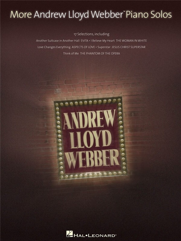 Andrew Lloyd Webber, More Andrew Lloyd Webber Piano Solos