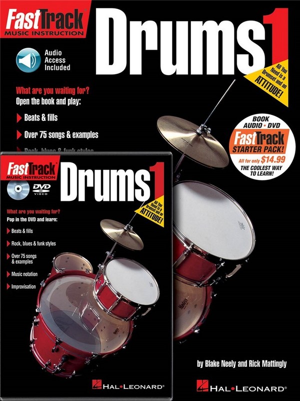 Rick  Mattingly, FastTrack - Drums Method 1 Starter Pack