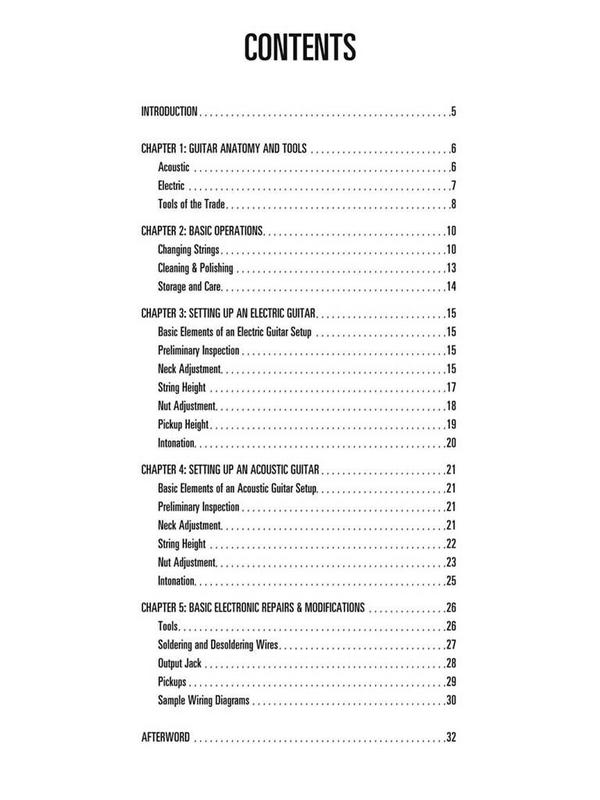Hal Leonard Guitar Method - Setup & Maintenance