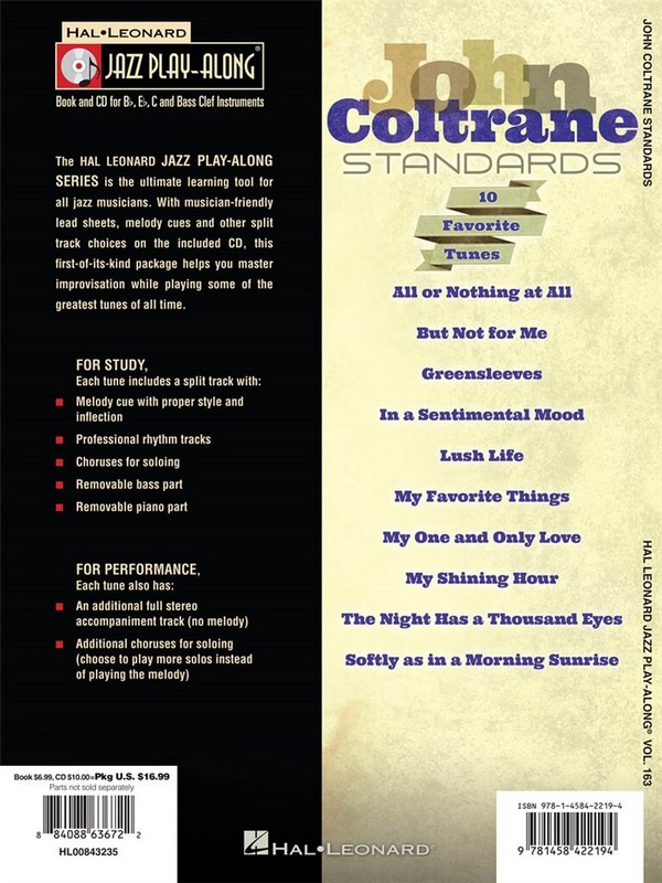 John Coltrane Standards (+CD)