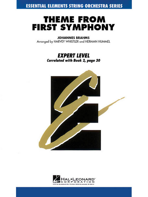 Johannes Brahms, Theme from First Symphony