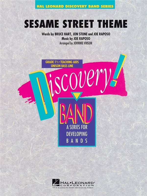 Bruce Hart_Joe Raposo_Jon Stone, Sesame Street Theme