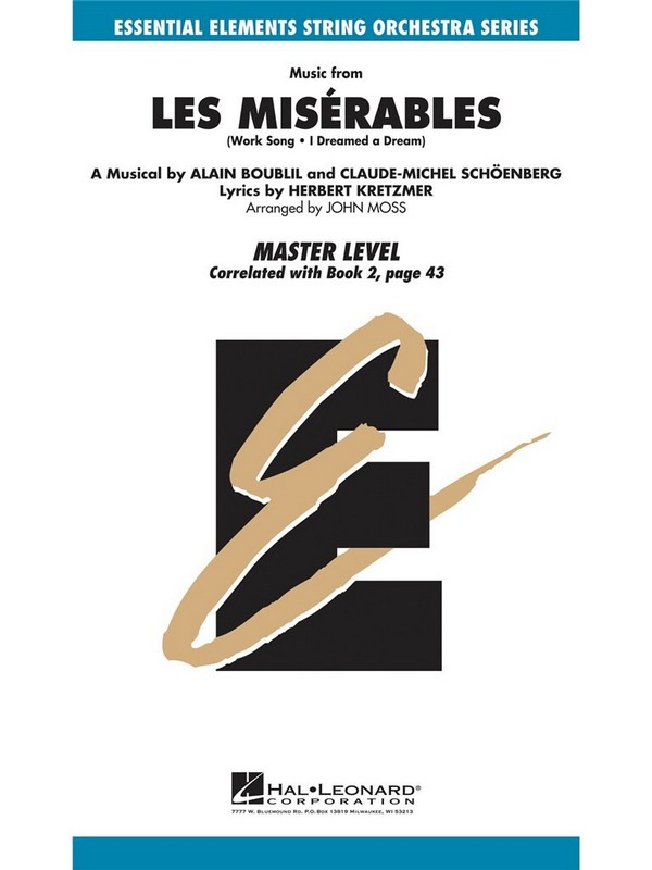 Alain Boublil_Claude-Michel Schönberg, Music from Les Miserables