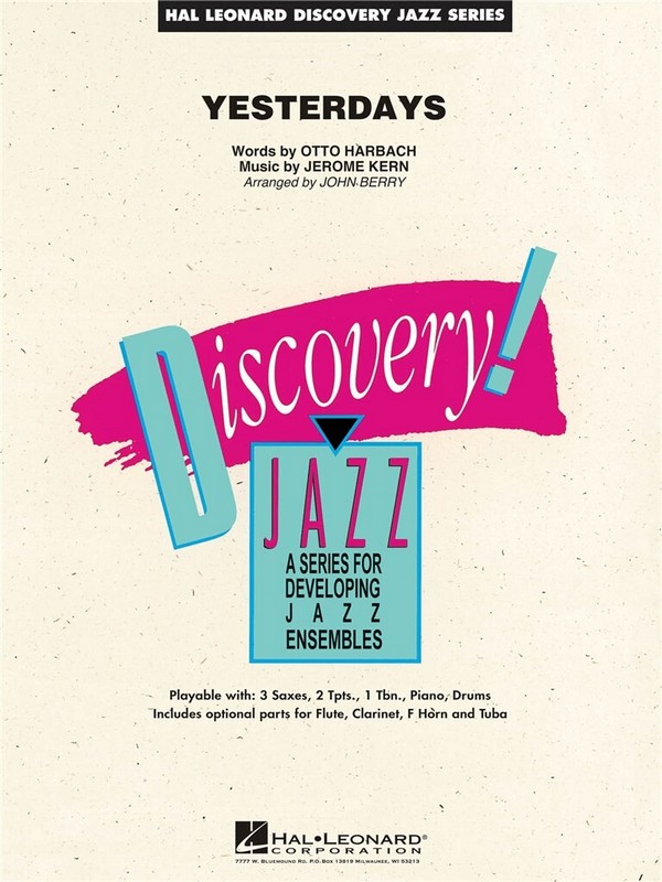 Jerome Kern, Yesterdays