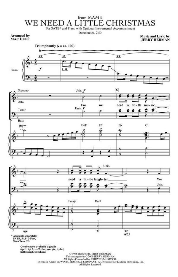 Jerry Herman, We Need a Little Christmas