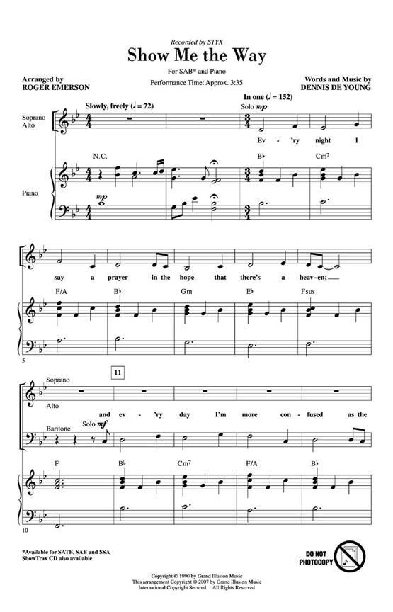 Dennis DeYoung, Show Me the Way