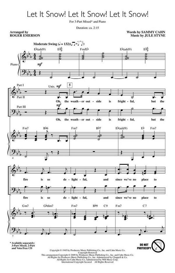 Jule Styne, Let It Snow! Let It Snow! Let It Snow!