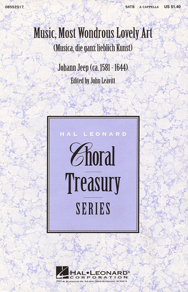 Johann Jeep, Music, Most Wondrous Lovely Art