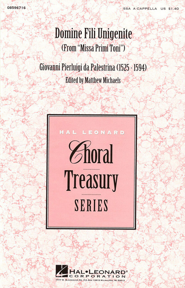 Giovanni Pierluigi da Palestrina, Domine Fili Unigenite