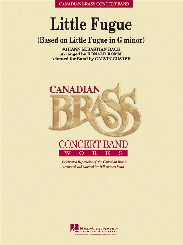 Johann Sebastian Bach, Little Fugue (in G Minor)