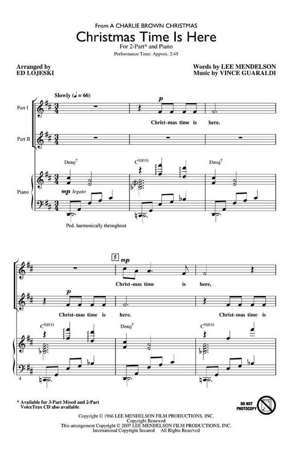 Lee Mendelson_Vince Guaraldi, Christmas Time Is Here