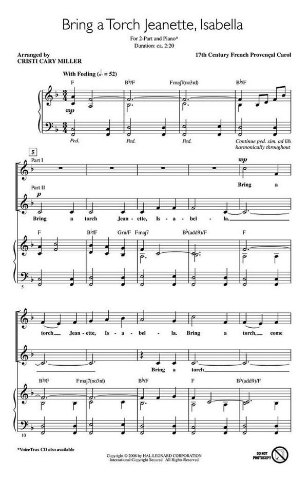 Bring a Torch Jeanette, Isabella