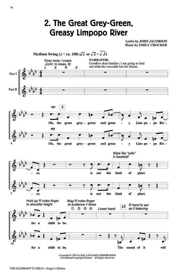 Emily Crocker_John Jacobson, The Elephant's Child Musical