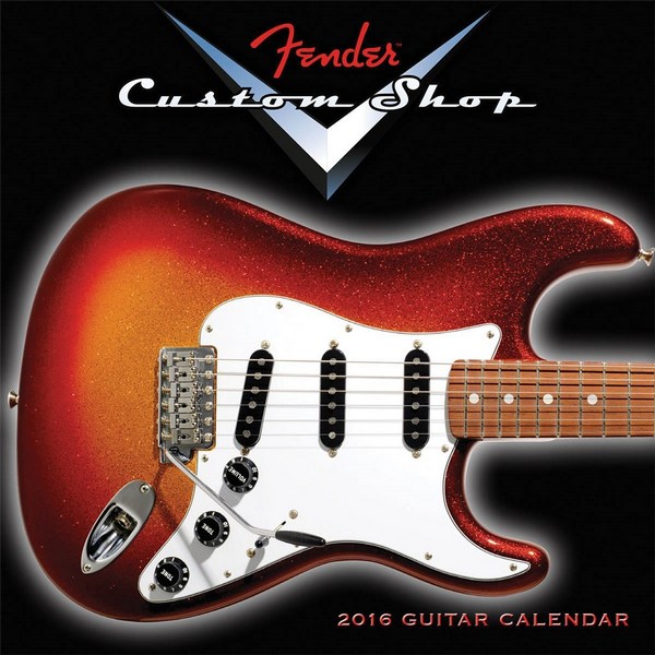 Fender Custom Shop 2016 Mini Wall Calendar
