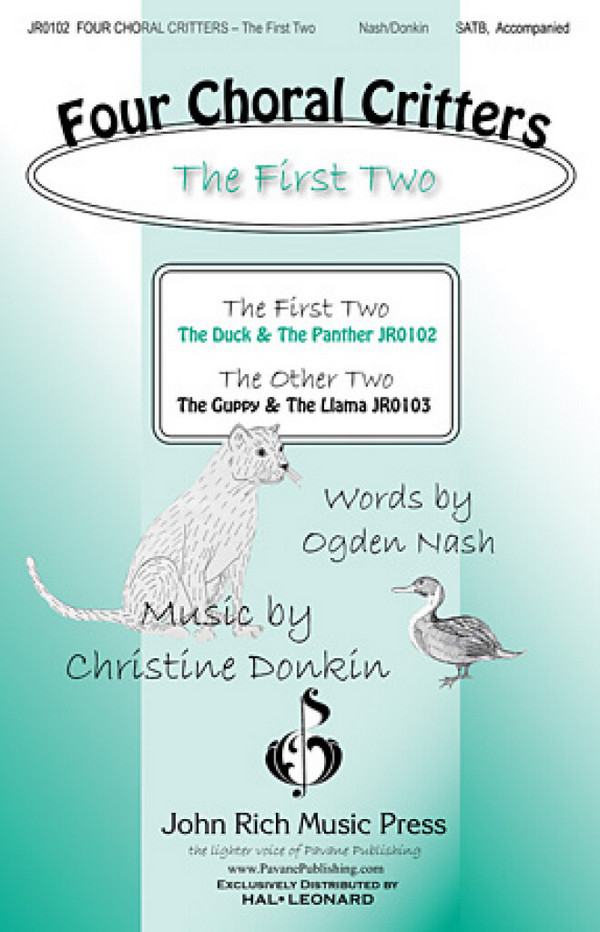 Christine Donkin, Four Choral Critters - The First Two