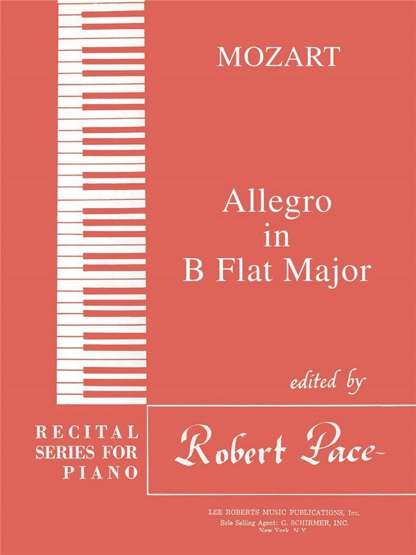Wolfgang Amadeus Mozart, Allegro In B Flat Major
