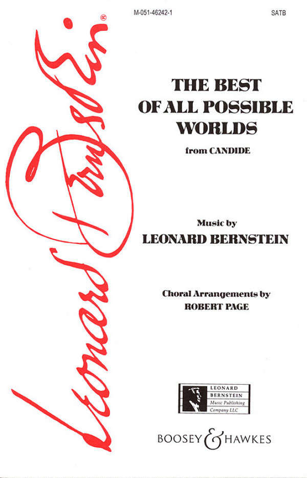 Leonard Bernstein, The Best of All Possible Worlds SATB & Piano