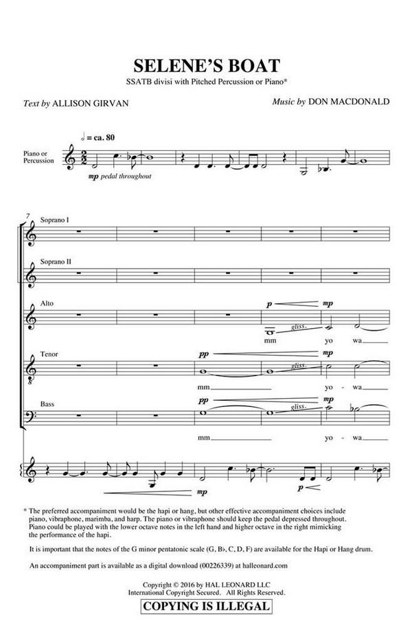 Don MacDonald, Selene's Boat