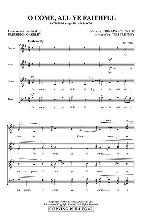 O Come, All Ye Faithful