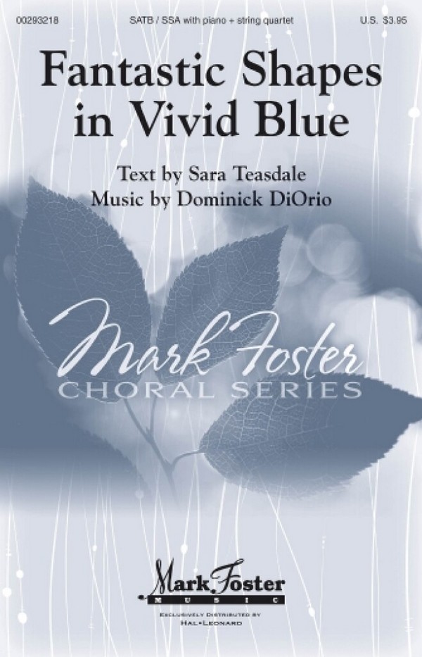 Dominick DiOrio, Fantastic Shapes in Vivid Blue