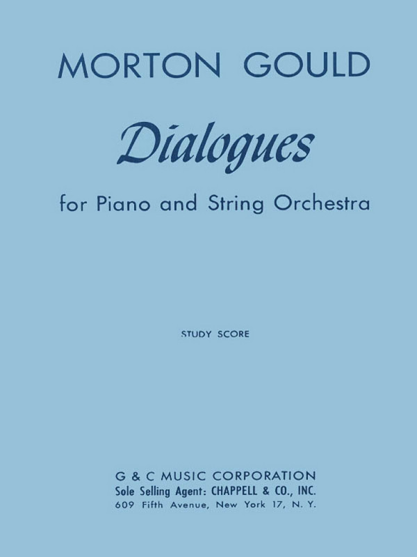 Dialogues For Piano And String Orchestra