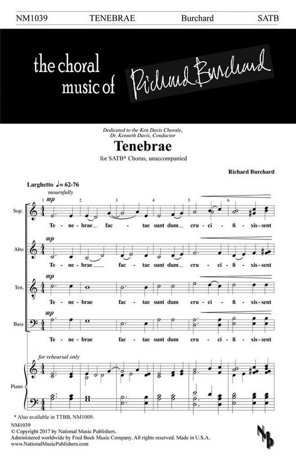 Richard Burchard, Tenebrae