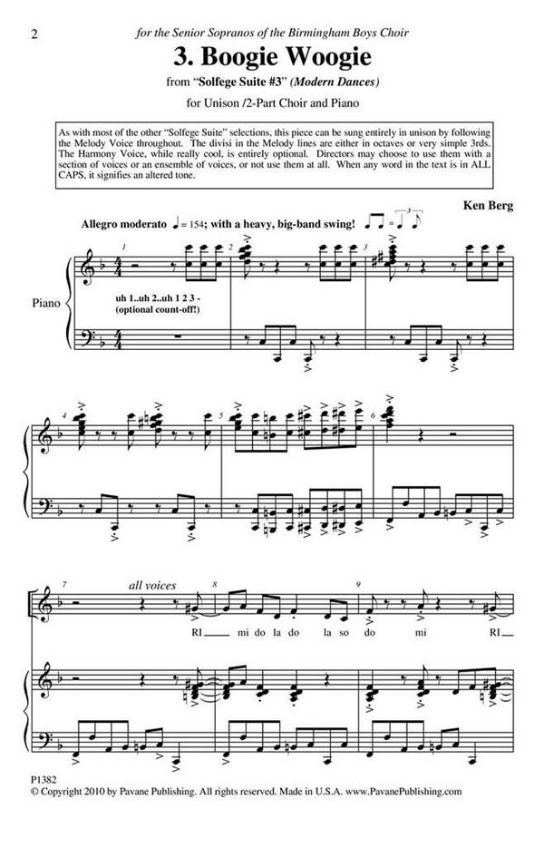 Ken Berg, Boogie Woogie