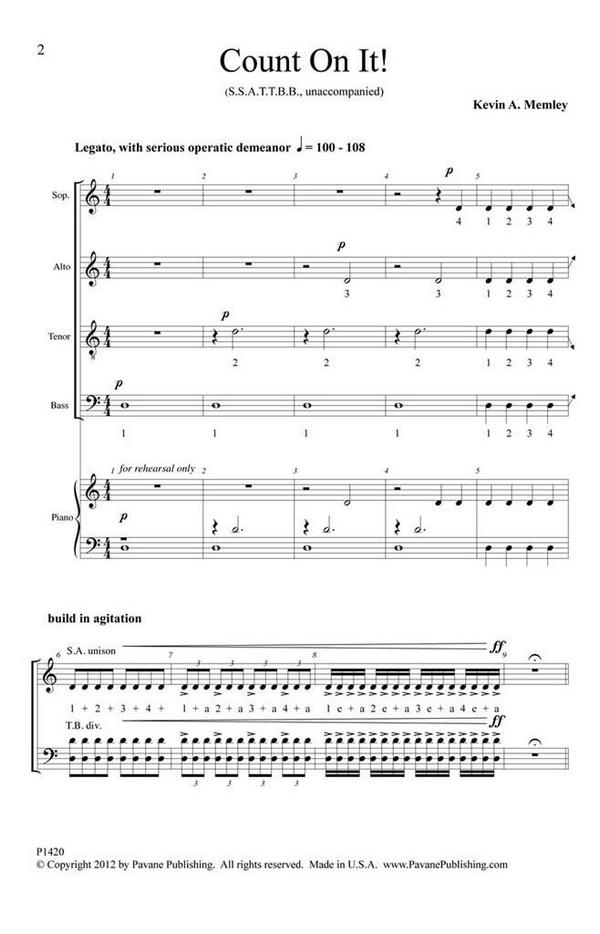 Kevin A. Memley, Count on It!