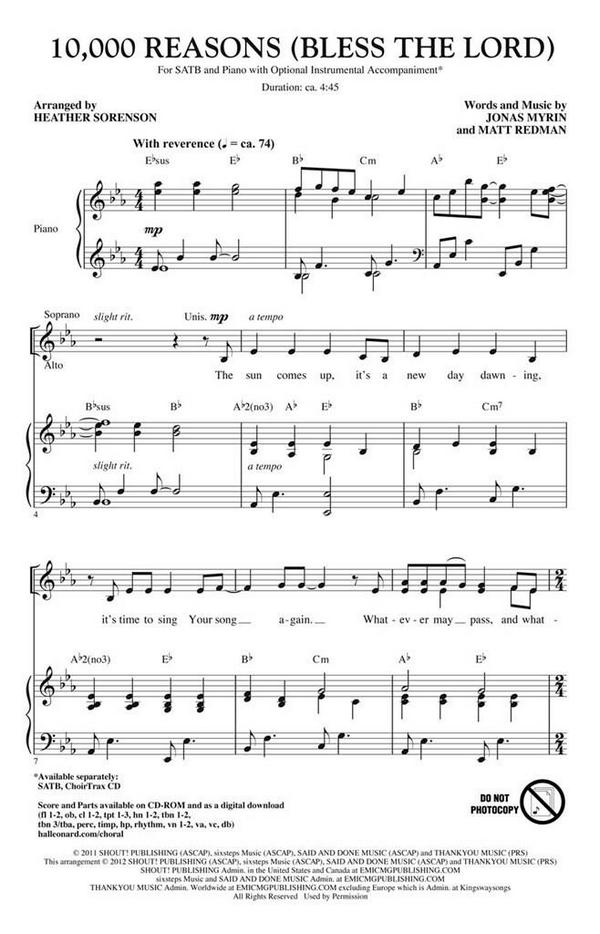 Jonas Myrin_Matt Redman, 1, Reasons Bless the Lord