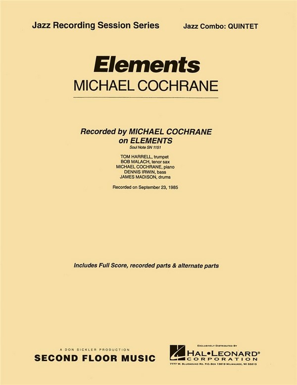 Michael Cochrane, Elements