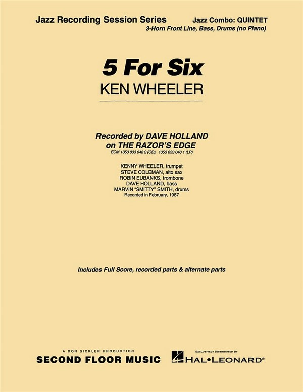 Kenny Wheeler, 5 for Six