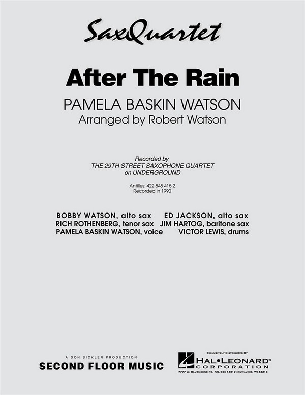 Pamela Watson, After the Rain