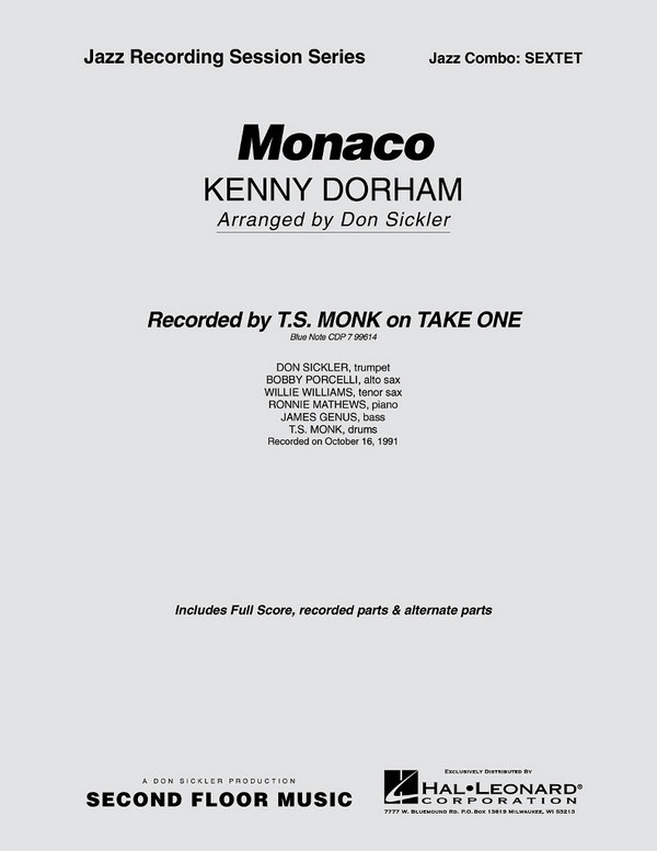 Kenny Dorham, Monaco