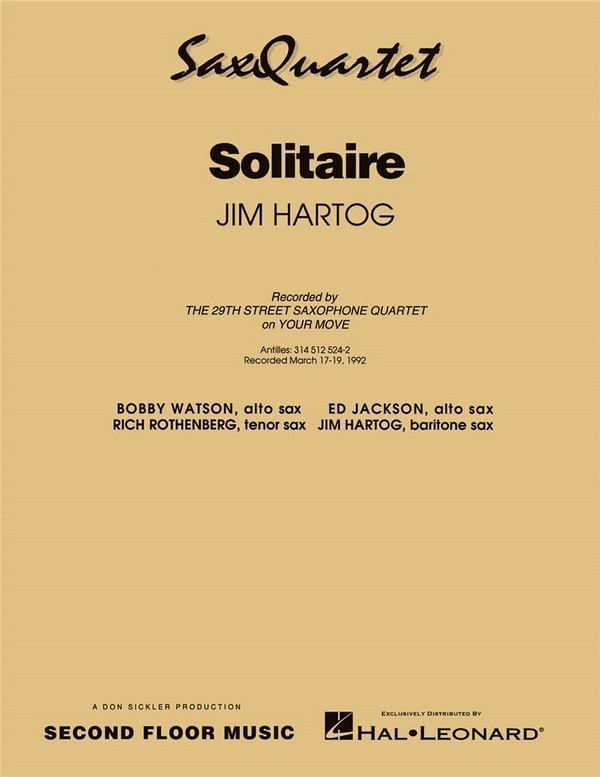 Jim Hartog, Solitaire