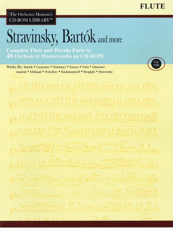 Béla Bartók_Igor Stravinsky, Stravinsky, Bartók and More - Vol. 8-Flut