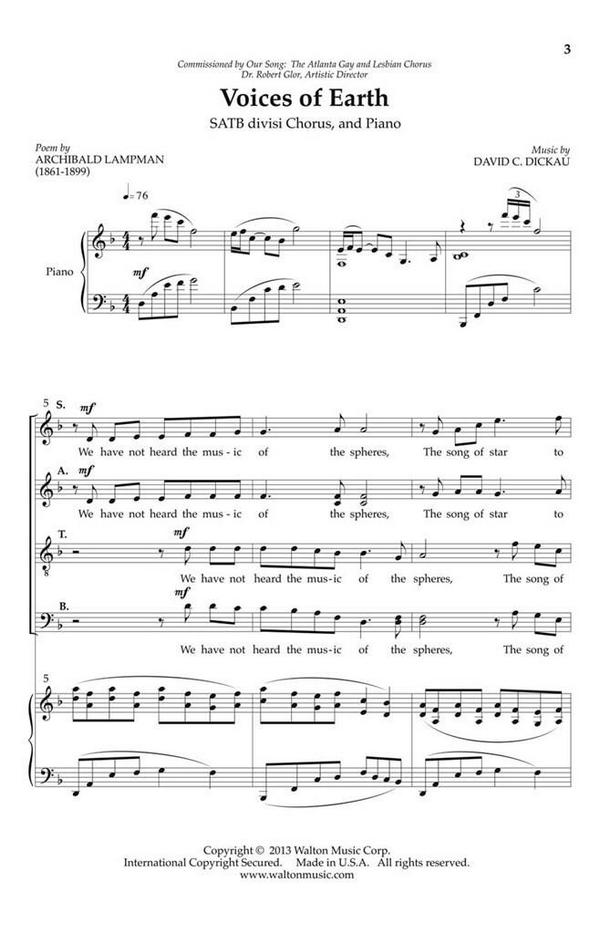 Archibald Lampman_David Dickau, Voices of Earth