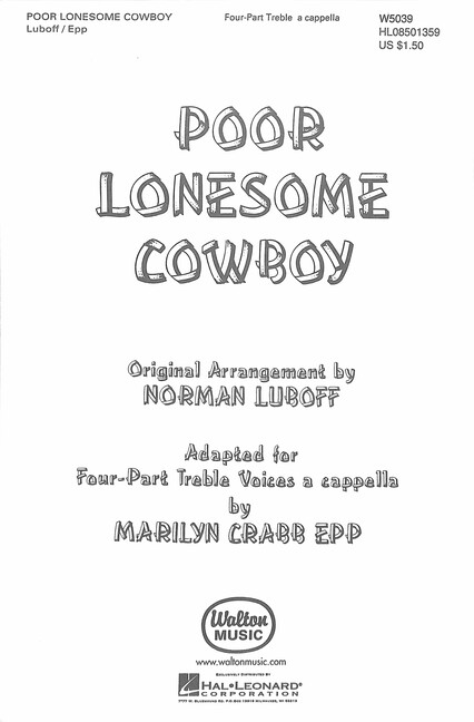 Poor Lonesome Cowboy