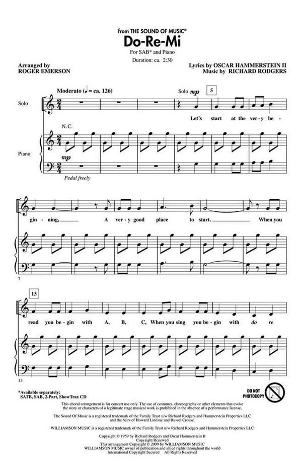 Oscar Hammerstein II_Richard Rodgers, Do-re-mi