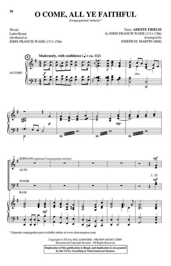 Joseph Martin, A Celebration of Carols