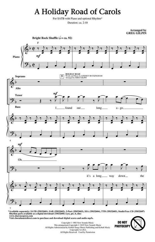 A Holiday Road Of Carols