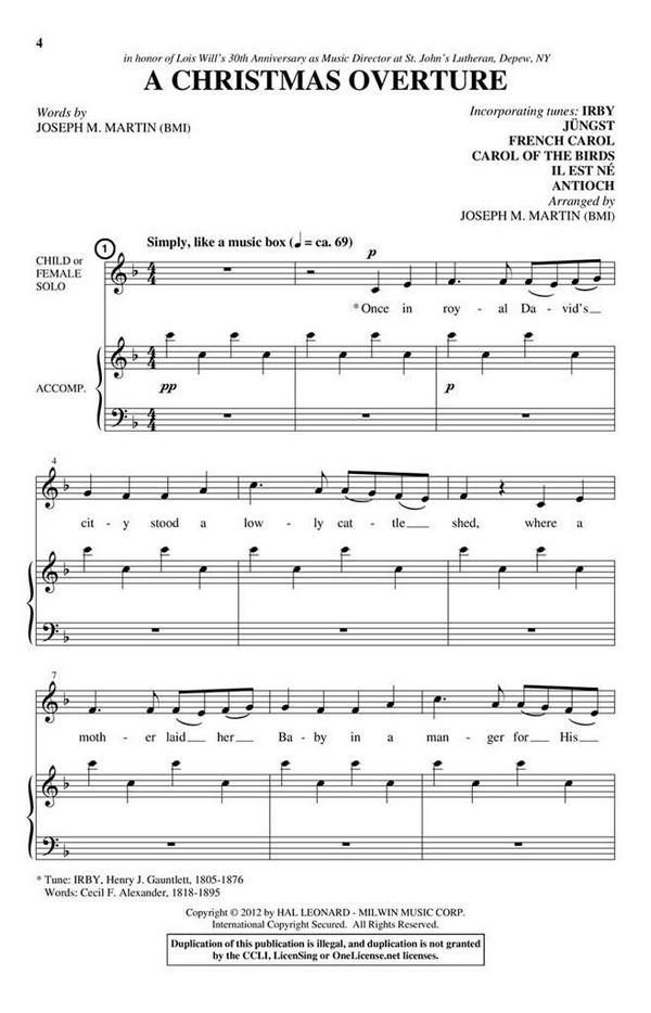 Joseph Martin, A Celebration of Carols