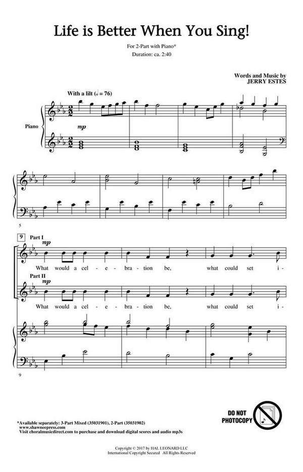 Life Is Better When You Sing!