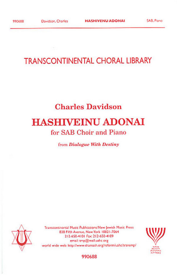 Charles Davidson, Hashiveinu Adonai