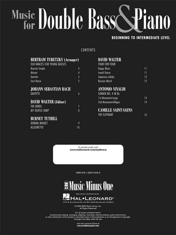 Music for Double Bass and Piano