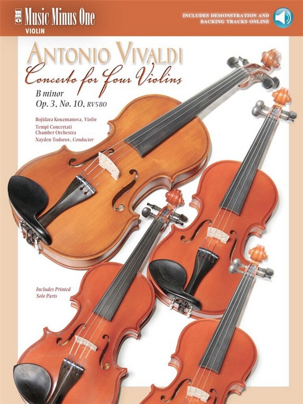 Concerto for Four Violins in B minor op.3,10 RV580 (+Online Audio)