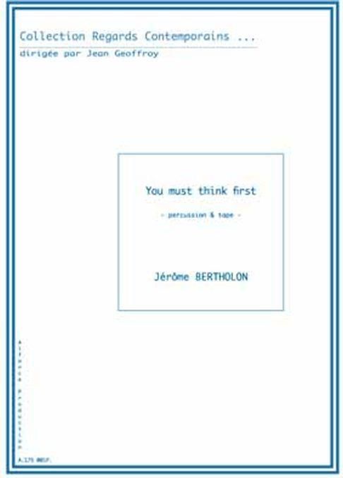  You Must Think First (+CD)