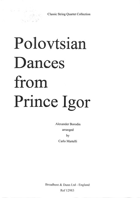 Polovtsian Dances from Prince Igor