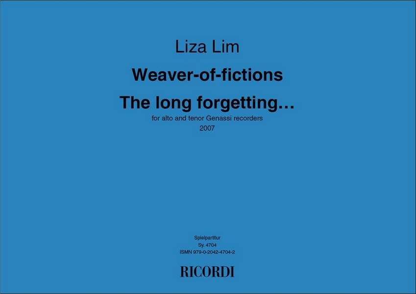 Weaver-of-fictions / The long forgetting...